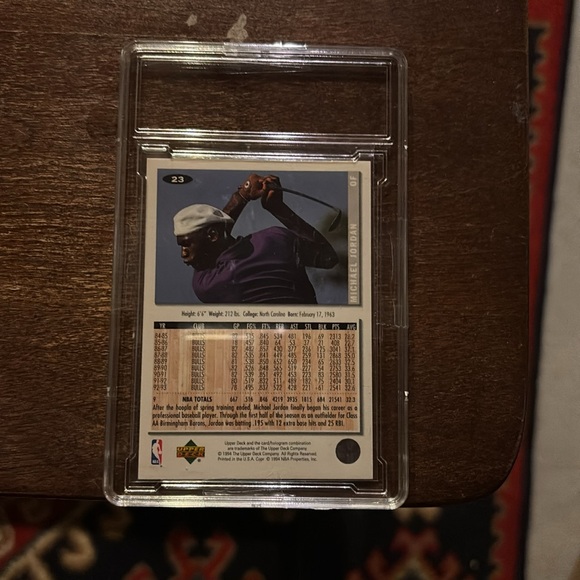 MJ rarest card! Michael Jordan 1994 Upper Deck Collectors Choice #23~ mint ! - Picture 2 of 2
